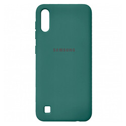 Чохол (накладка) Samsung A105 Galaxy A10 / M105 Galaxy M10, Original Soft Case, Dark Green, Зелений