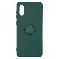 Чехол (накладка) Samsung A022 Galaxy A02, Ring Color, Dark Green, Зеленый
