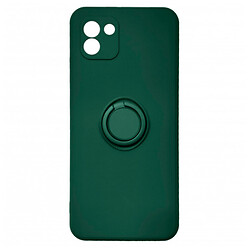 Чохол (накладка) Samsung A035 Galaxy A03, Ring Color, Dark Green, Зелений