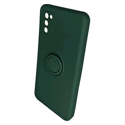 Чохол (накладка) Samsung A037 Galaxy A03s, Ring Color, Dark Green, Зелений