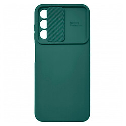 Чохол (накладка) Samsung A145 Galaxy A14, Soft TPU Armor CamShield, Dark Green, Зелений
