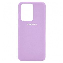 Чохол (накладка) Samsung G988 Galaxy S20 Ultra, Original Soft Case, Лавандовий