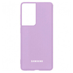 Чохол (накладка) Samsung G998 Galaxy S21 Ultra, Original Soft Case, Лавандовий
