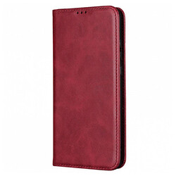 Чохол (книжка) Samsung A245 Galaxy A24, Leather Case Fold, Dark Red, Червоний