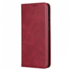 Чехол (книжка) Xiaomi Redmi Note 12S, Leather Case Fold, Dark Red, Красный