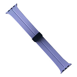 Ремінець Apple Watch 38 / Watch 40, Silicone MAGNETIC LOCK, Purple Lilac, Ліловий