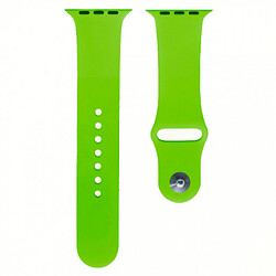 Ремінець Apple Watch 42 / Watch 44, Silicone WatchBand, Lime Green, Зелений