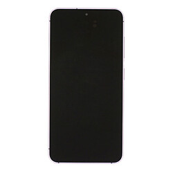 Дисплей (екран) Samsung S911 Galaxy S23, Original (100%), З сенсорним склом, З рамкою, Рожевий