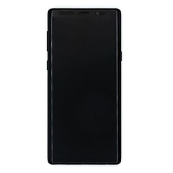 Дисплей (екран) Samsung N960 Galaxy Note 9, З сенсорним склом, З рамкою, Super Amoled, Чорний