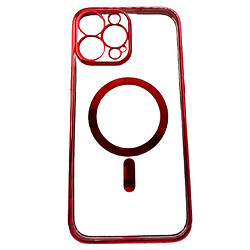 Чохол (накладка) Apple iPhone 11, FIBRA Chrome, MagSafe, Червоний