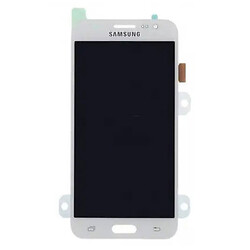 Дисплей (екран) Samsung J500F Galaxy J5 / J500H Galaxy J5, З сенсорним склом, Без рамки, OLED, Білий