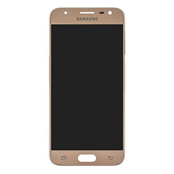 Дисплей (екран) Samsung J330F Galaxy J3 Duos, Original (PRC), Без рамки, З сенсорним склом, Золотий