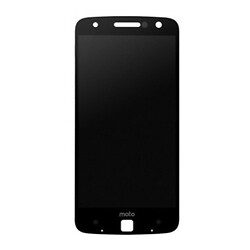 Дисплей (екран) Motorola XT1650 Moto Z, З сенсорним склом, Без рамки, Amoled, Чорний