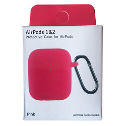 Чехол (накладка) Apple AirPods / AirPods 2, Silicone Classic Case, Розовый