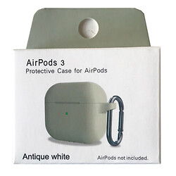 Чохол (накладка) Apple AirPods 3 / AirPods 4 mini, Silicone Classic Case, Білий