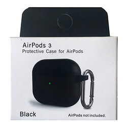 Чохол (накладка) Apple AirPods 3, Silicone Classic Case, Чорний