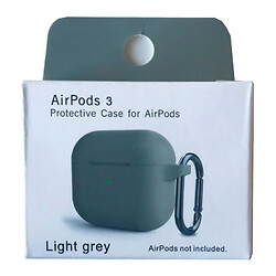 Чехол (накладка) Apple AirPods 3 / AirPods 4 mini, Silicone Classic Case, Серый