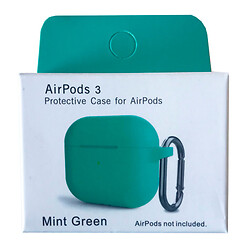 Чехол (накладка) Apple AirPods 3 / AirPods 4 mini, Silicone Classic Case, Зеленый