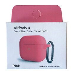 Чехол (накладка) Apple AirPods 3 / AirPods 4 mini, Silicone Classic Case, Розовый