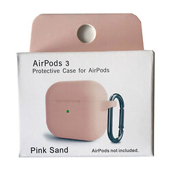Чохол (накладка) Apple AirPods 3 / AirPods 4 mini, Silicone Classic Case, Рожевий