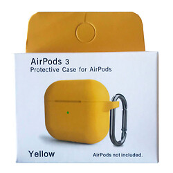 Чехол (накладка) Apple AirPods 3 / AirPods 4 mini, Silicone Classic Case, Желтый