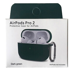 Чохол (накладка) Apple AirPods Pro 2, Silicone Classic Case, Зелений