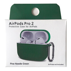 Чохол (накладка) Apple AirPods Pro 2, Silicone Classic Case, Зелений