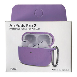 Чехол (накладка) Apple AirPods Pro 2, Silicone Classic Case, Фиолетовый