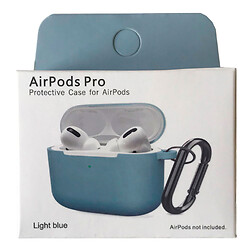 Чохол (накладка) Apple AirPods Pro, Silicone Classic Case, Блакитний