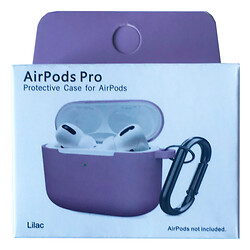 Чохол (накладка) Apple AirPods Pro, Silicone Classic Case, Ліловий