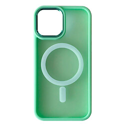 Чехол (накладка) Apple iPhone 12 / iPhone 12 Pro, Matte Guard, MagSafe, Tea Green, Зеленый