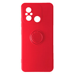 Чохол (накладка) Xiaomi Redmi 12C, Ring Color, Червоний