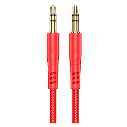 AUX кабель Hoco UPA24, 1.0 м., 3.5 мм., Красный