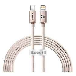 USB кабель Baseus CAJY001404 Crystal Shine Apple iPhone SE 2022 / iPhone 14 Pro Max / iPhone 14 Plus / iPhone 14 Pro / iPhone 14 / iPhone 13 Pro / iPhone 13 Mini / iPhone 13 / iPhone 13 Pro Max / iPhone 12 Mini, Lightning, 2.0 м., Розовый