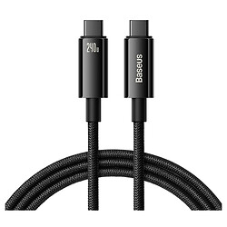 USB кабель Baseus CAWJ040101 Tungsten, Type-C, 2.0 м., Чорний
