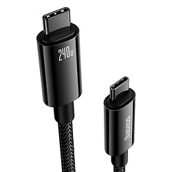 USB кабель Baseus CAWJ040101 Tungsten, Type-C, 2.0 м., Черный - № 4