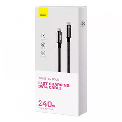 USB кабель Baseus CAWJ040101 Tungsten, Type-C, 2.0 м., Черный - № 7
