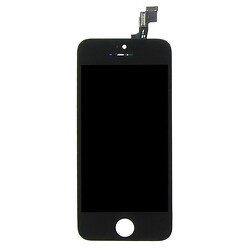 Дисплей (екран) Apple iPhone 5S / iPhone SE, Original (PRC), З сенсорним склом, З рамкою, Чорний