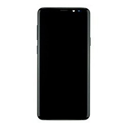 Дисплей (екран) Samsung G965F Galaxy S9 Plus, З сенсорним склом, З рамкою, Amoled, Чорний