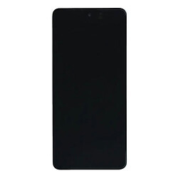 Дисплей (екран) Samsung M526 Galaxy M52, Original (PRC), З сенсорним склом, З рамкою, Чорний