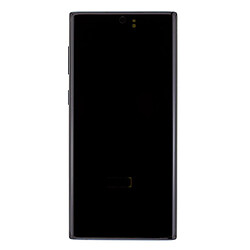Дисплей (екран) Samsung N970 Galaxy Note 10, З сенсорним склом, З рамкою, OLED, Чорний