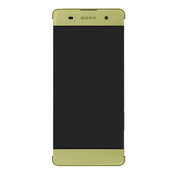 Дисплей (экран) Sony F3111 Xperia XA / F3112 Xperia XA Dual / F3113 Xperia XA / F3115 Xperia XA / F3116 Xperia XA Dual, Original (PRC), С сенсорным стеклом, С рамкой, Золотой