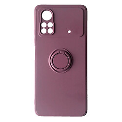 Чехол (накладка) Xiaomi POCO X4 Pro 5G, Ring Color, Cherry Purple, Фиолетовый