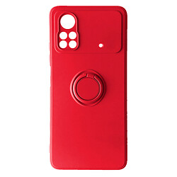 Чехол (накладка) Xiaomi POCO X4 Pro 5G, Ring Color, Красный