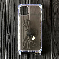 Чохол (накладка) Apple iPhone 11, Rope Clear Case, Чорний