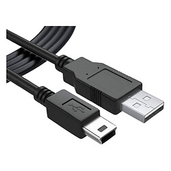 USB кабель DKE2, MiniUSB, 1.5 м., Черный