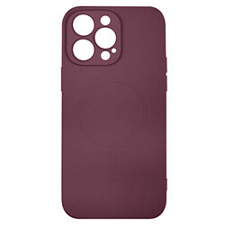 Чехол (накладка) Apple iPhone 14 Pro, Monro, MagSafe, Burgundy, Бордовый
