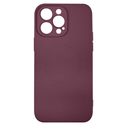 Чехол (накладка) Apple iPhone 14 Pro Max, Monro, MagSafe, Burgundy, Бордовый