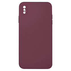 Чехол (накладка) Apple iPhone XS Max, Monro, MagSafe, Burgundy, Бордовый