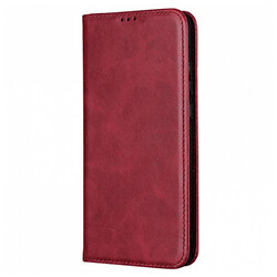 Чехол (книжка) Xiaomi Redmi 12, Leather Case Fold, Dark Red, Красный